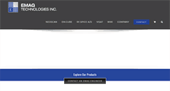 Desktop Screenshot of emagtech.com